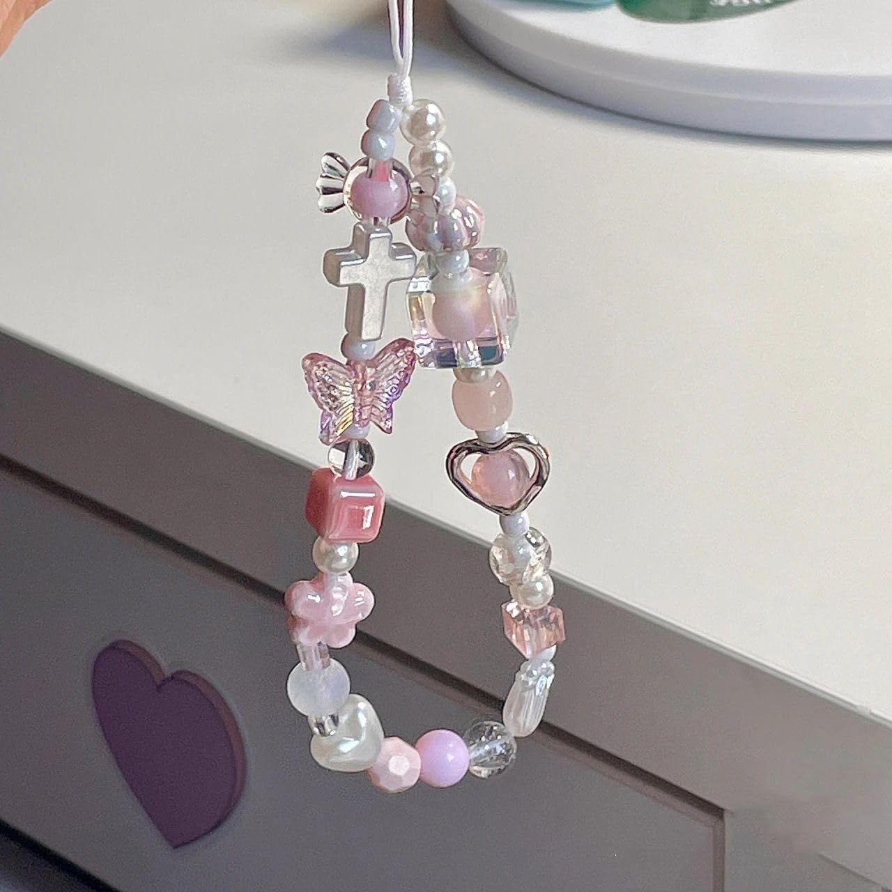 Amazon.com: Y2K Coquette Phone Charms Girls Cute Bracelet Wrist