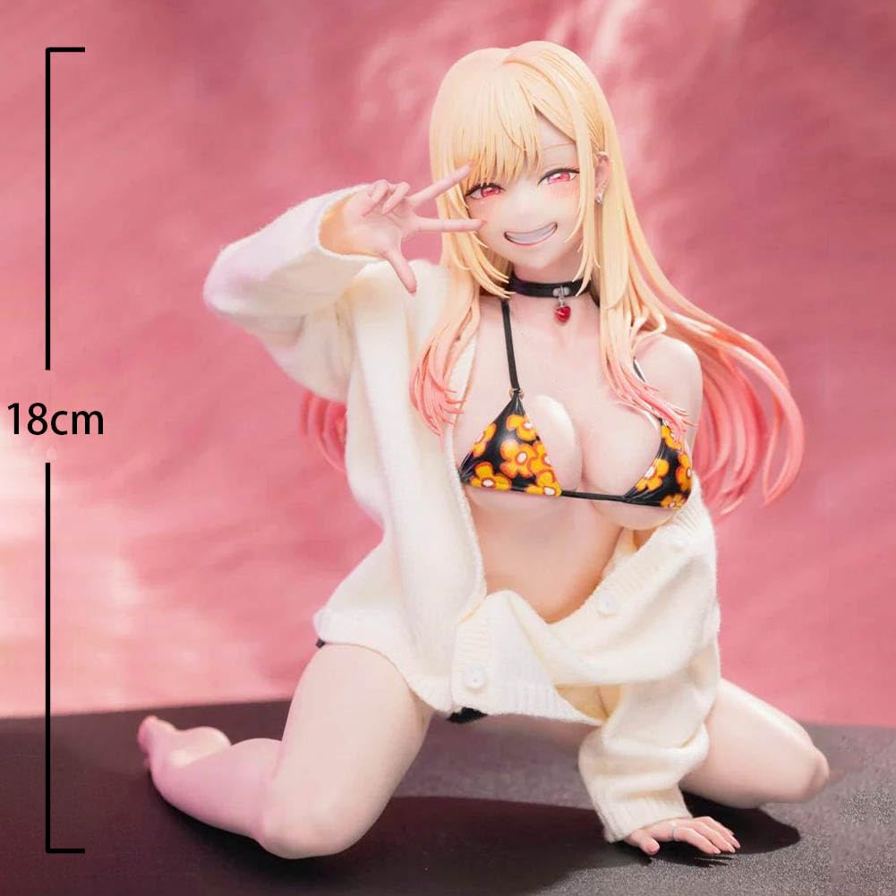 DEXSHUN Kitagawa Marin Figura Anime Traje de baño Marin Estatua Estilo Realismo