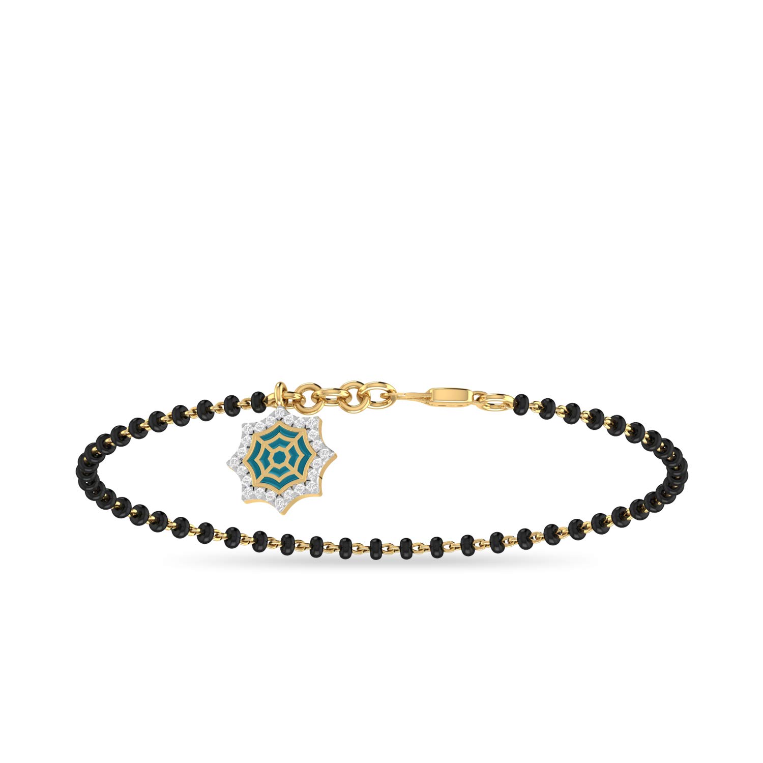 pc jeweller 18k (750) Yellow Gold and Diamond Bracelet for Women-picture-28