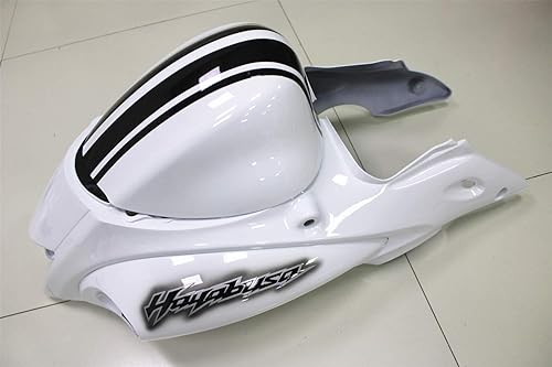 Miniatura 8 de Carenado completo blanco negro para Suzuki 2008-2019 GSXR 1300 Hayabusa Gen2 inyección ABS plástico Carrocería juego de carrocería del mercado de