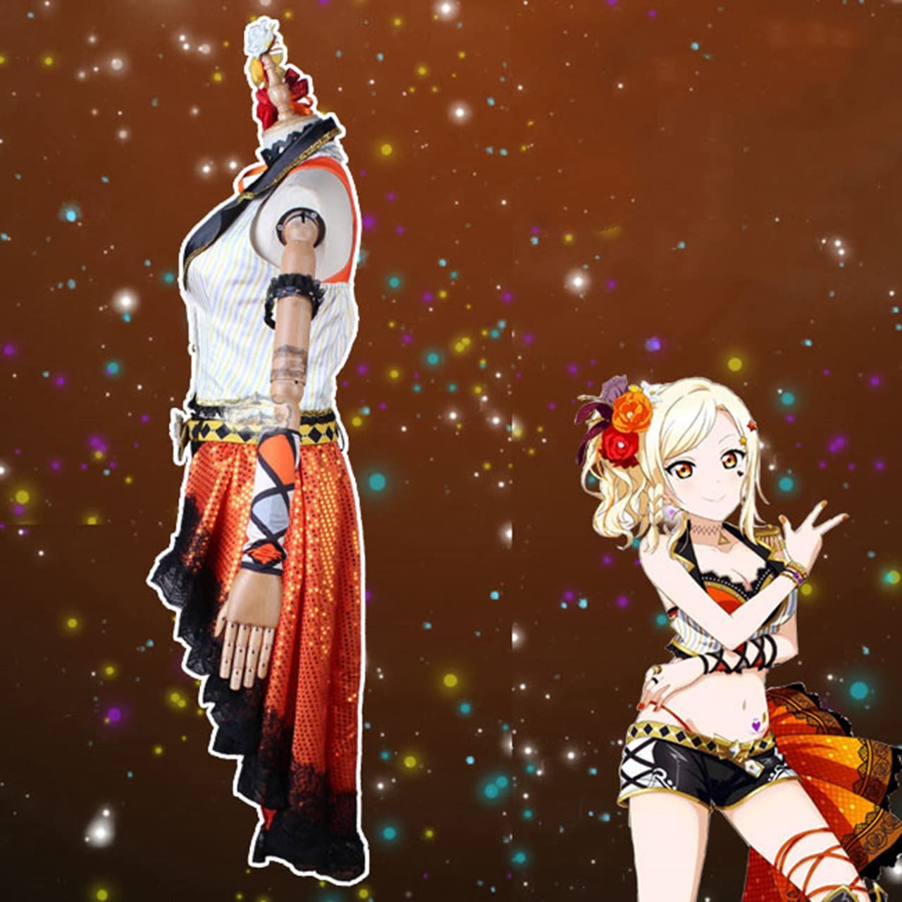 Amazon.co.jp: WUGUI 宮下 愛 コスプレ衣装 ラブライブ！ 虹ヶ咲学園