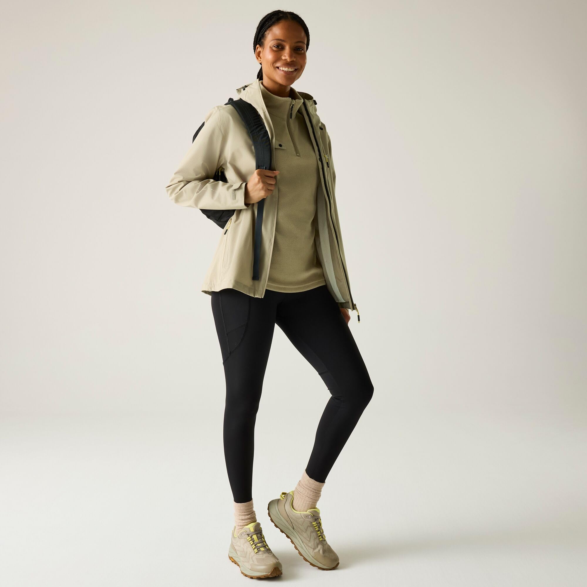 Regatta Outdoorjacke/Regenjacke Oklarna für Damen Wasserdicht mit Kapuze