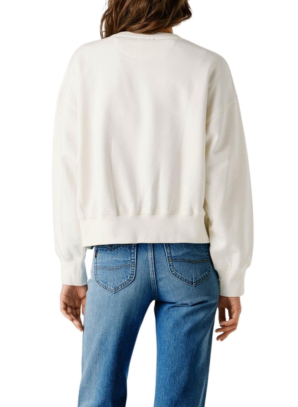 Pepe Jeans Bluza damska Bernis, biała (Mousse White), XS, biały (Mousse White), XS