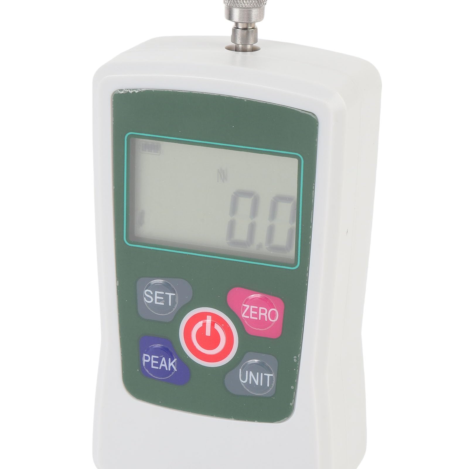 Dinamómetro digital de empuje y tracción de 100 N, medidor de fuerza portátil con 4 unidades, estuche de almacenamiento y retroiluminación automática para experimentos de