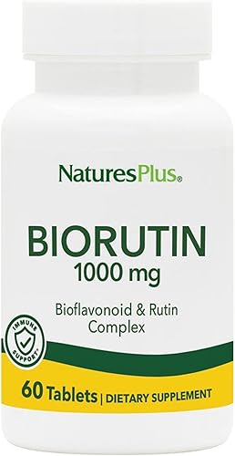 Miniatura 2 de NaturesPlus Biorutina 1000 mg - 90 tabletas paquete de 2 - Bioflavonoide y complejo de rutina - Apoya la función vascular y la circulación -