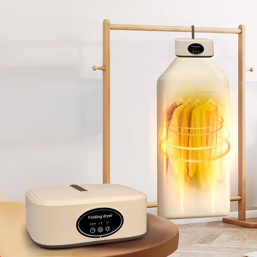 Amazon | ポータブル衣類乾燥機 衣類用ミニドライヤー