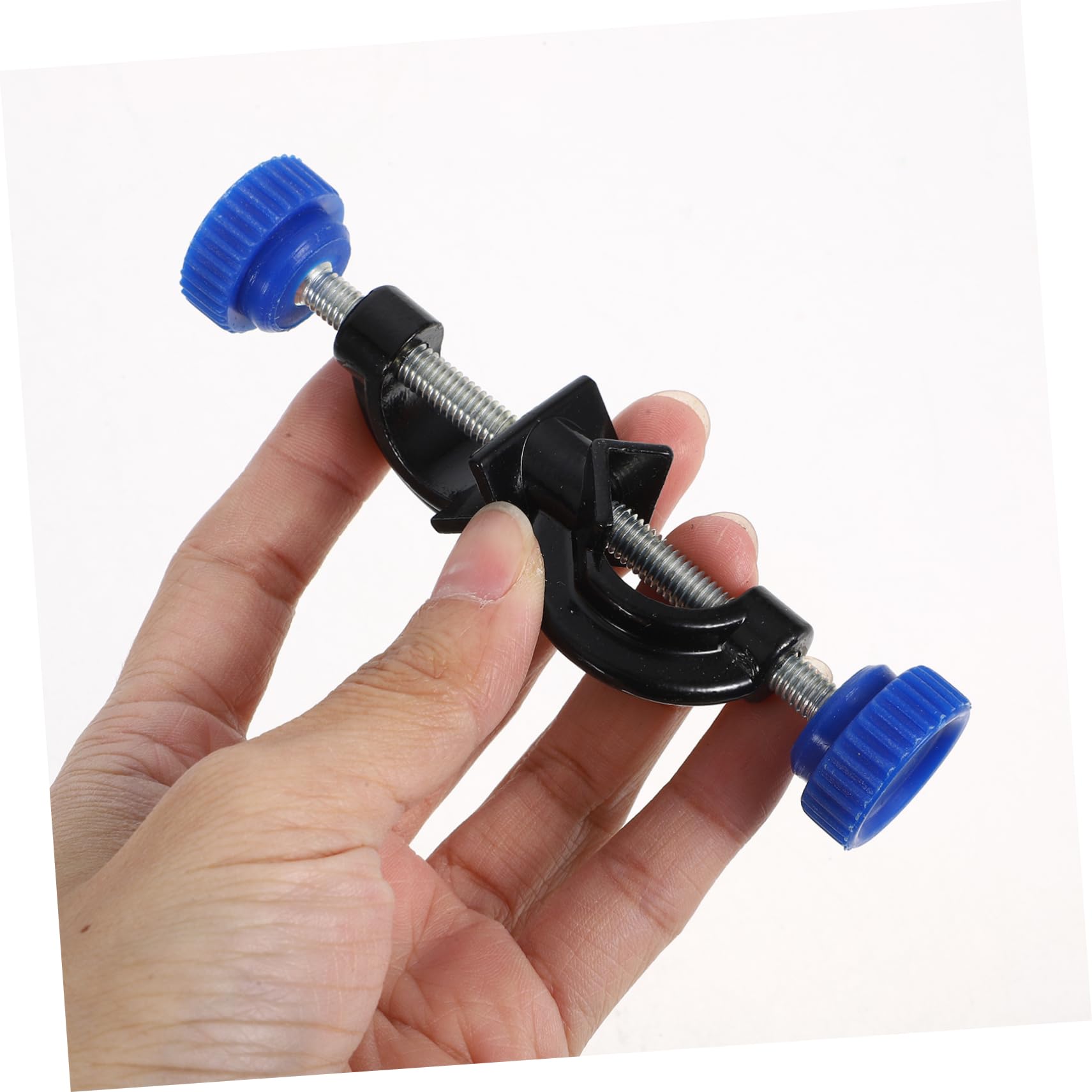 FUNOMOCYA 2pcs Laboratory Rack Clamp Jig Clamp Stand Clamp Holder for Laboratory Adjustable Clamp Bracket Laboratory Grip Support Lab Clip Clamp Labs Clip Holder Plastic