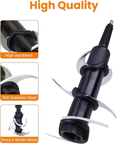 Miniatura 3 de Replacement Ninja Blender Blade, Ninja Blender Replacement Parts,Ninja Replacement Blades Compatible with Ninja Kitchen System 1100W Pitcher BL660C