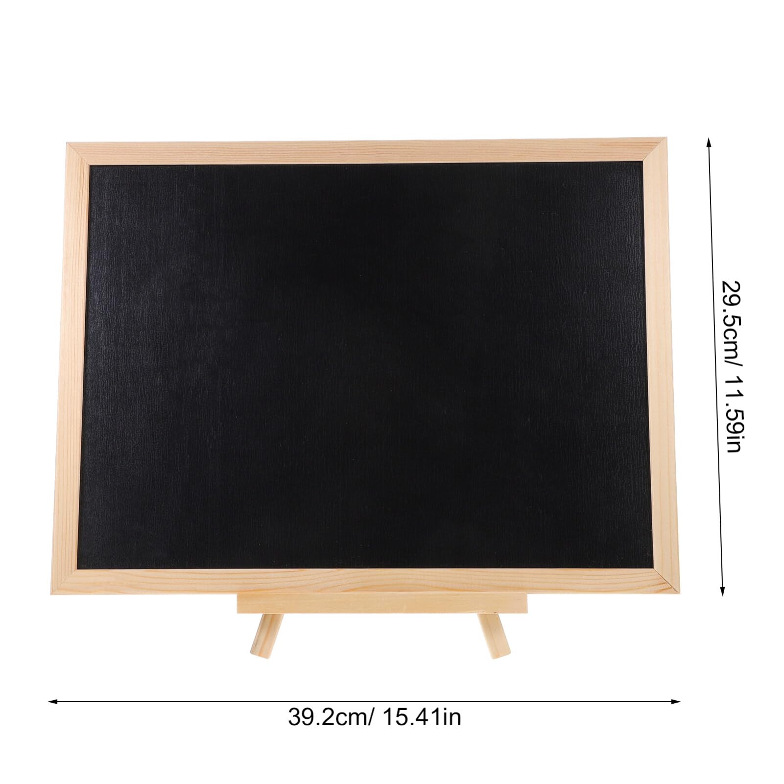 Pizarra Pequeña de Corcho Negro con Soporte, 1 Juego