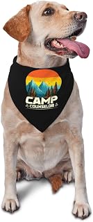 Camp Counselor Dog Scarf Pet Bandana Cat Pet Bibs