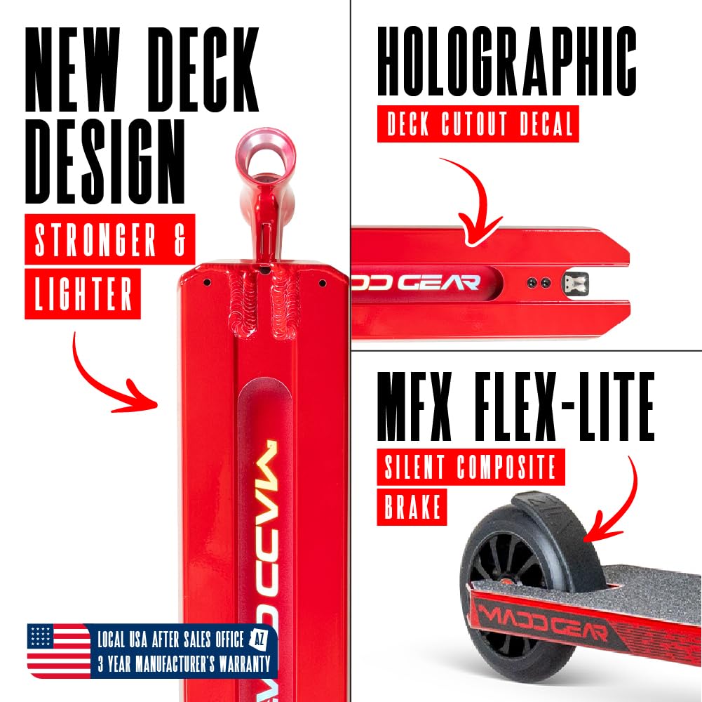 Pro Complete Stunt Scooter for Teens Ages 10+ – 110mm Wheels, 5