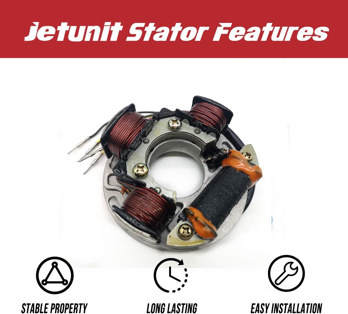 Stator For SeaDoo 717 JetSki 290886725 420886725 GS,GSI,GTI,GTS,HX,SP,SPI,SPX,XP,657 1996 1997 1998 1999 2000 2001 2002 2003 2004 2005 magneto