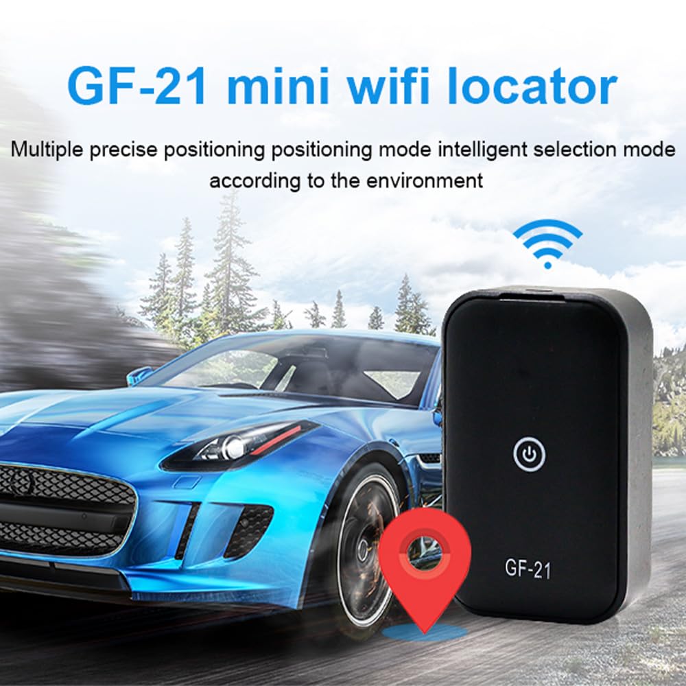 Mini traqueur GPS Dispositif de Suivi caché sécurité des Enfants âgés traqueur de localisation positionneur d'alarme Anti-Perte Prend en Charge Les Modes de positionnement GPS (GF21)