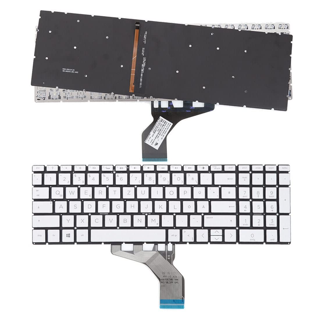 Sanj8 Backlit Keyboard for HP 250 G7 / HP 255 G7 /HP 256 G7/ HP 15- DA/ 15-DB/ 15- DK/ 15- DR/ 15-DW/ 15-CN/ 15-CR/15-CX / 15s- DU / 15s- DY/TPN C136 C133 Series Laptop in Silver Colour (B0BVHSVQXJ) Amazon Price History, Amazon Price Tracker