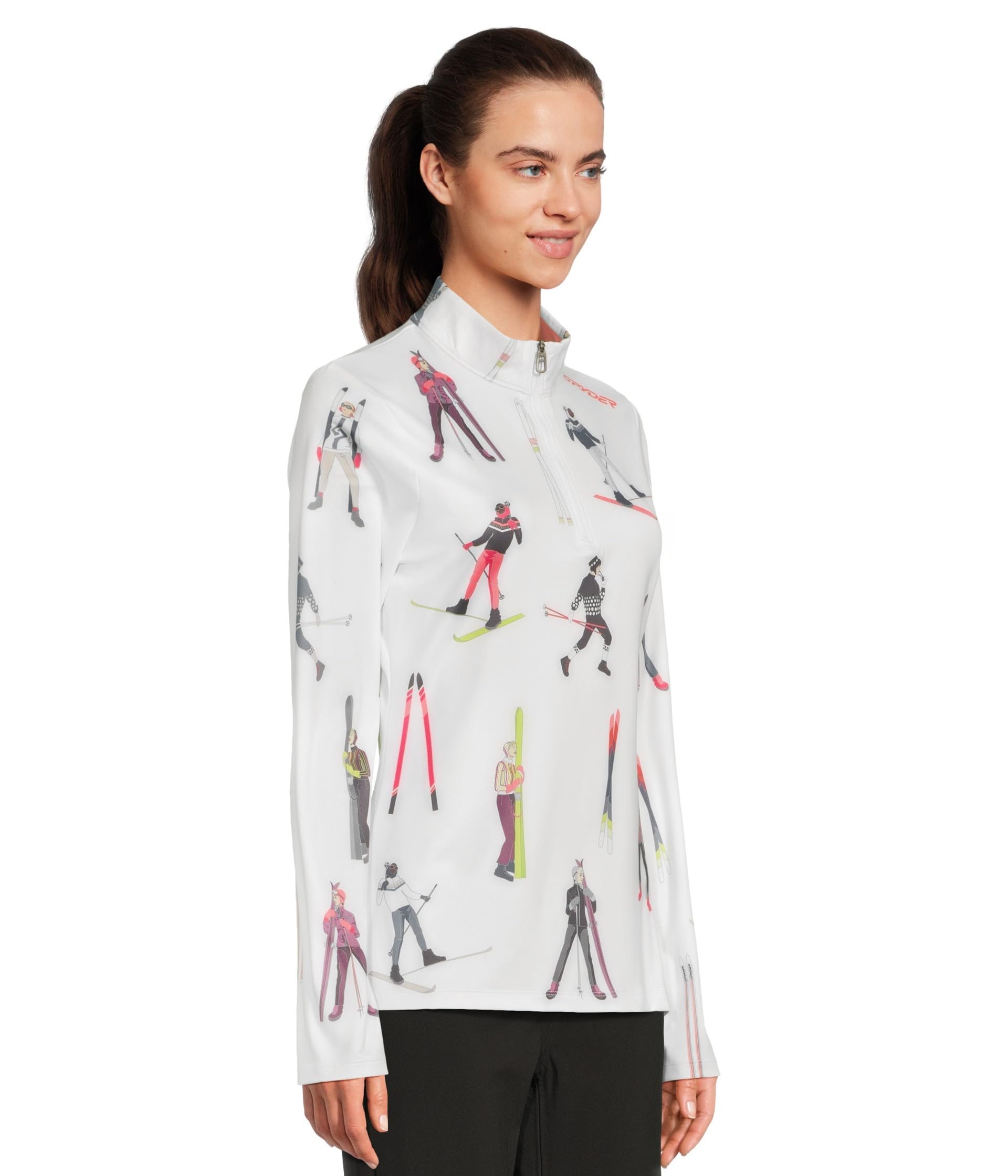 Spyder Vivid 1/2 Zip Cremallera 1/2 Vibrante Mujer