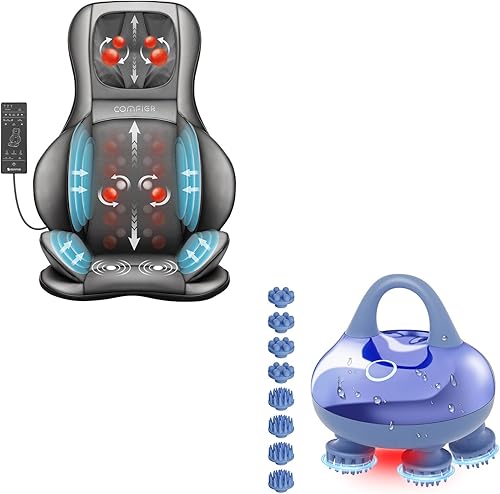 COMFIER Masajeador de cuello y espalda y masajeador de cuero cabelludo