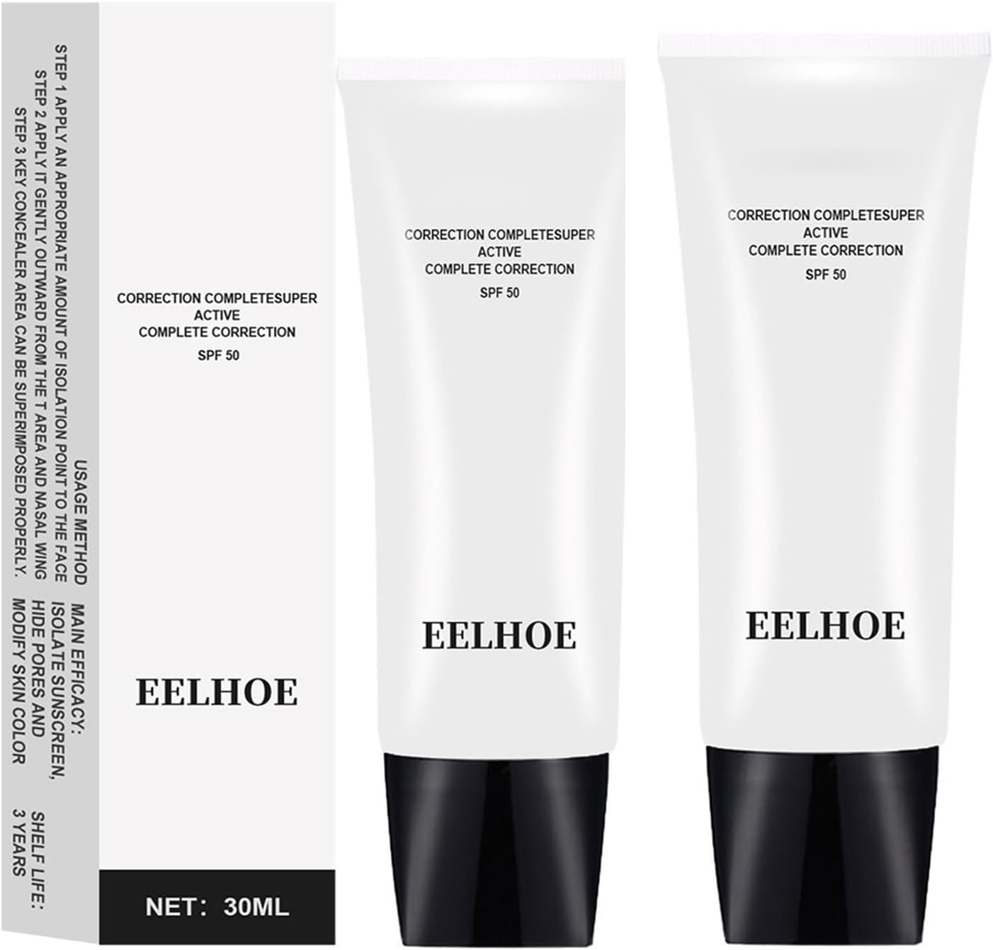 Skin Tone Adjusting CC Cream, Colour Correcting Self Adjusting for Mature Skin, Face Primer Cosmetics CC Cream, Moisturizing Skin Concealer Brightening Skin Tone for Oily and Dry Skin