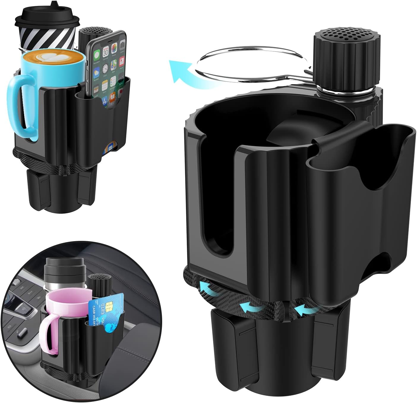 Buy Vanten Car Cup Holder Expander, 4in1 Cup Holder Expander for Car