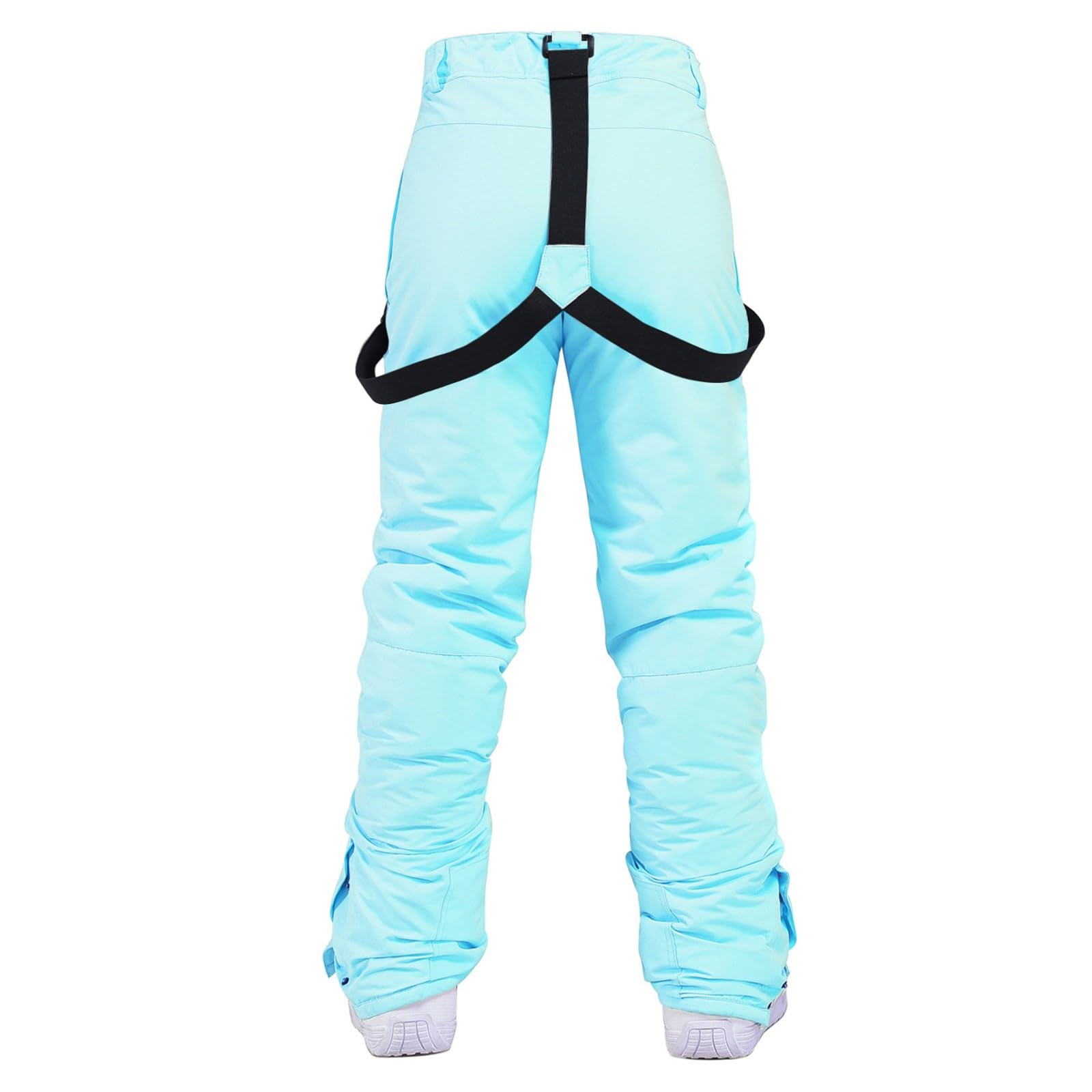 Pantalones de esquí impermeables para mujer, con tirantes ajustables, mono resistente al viento, pantalones de nieve para mujer, pantalones de softshell, pantalones de esquí cálidos para