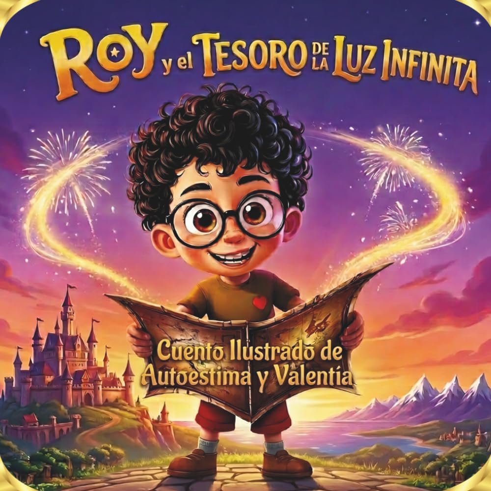 Roy y El Tesoro de la Luz Infinita: Un viaje de autodescubrimiento y valentía: Cuento ilustrado para niños sobre la autoestima, el poder interior y la confianza en uno mismo.