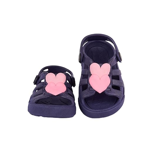 Babuche Menina Plugt Dude Estampado Corações Confortável Leve Casual Infantil Moda Antiderrapante