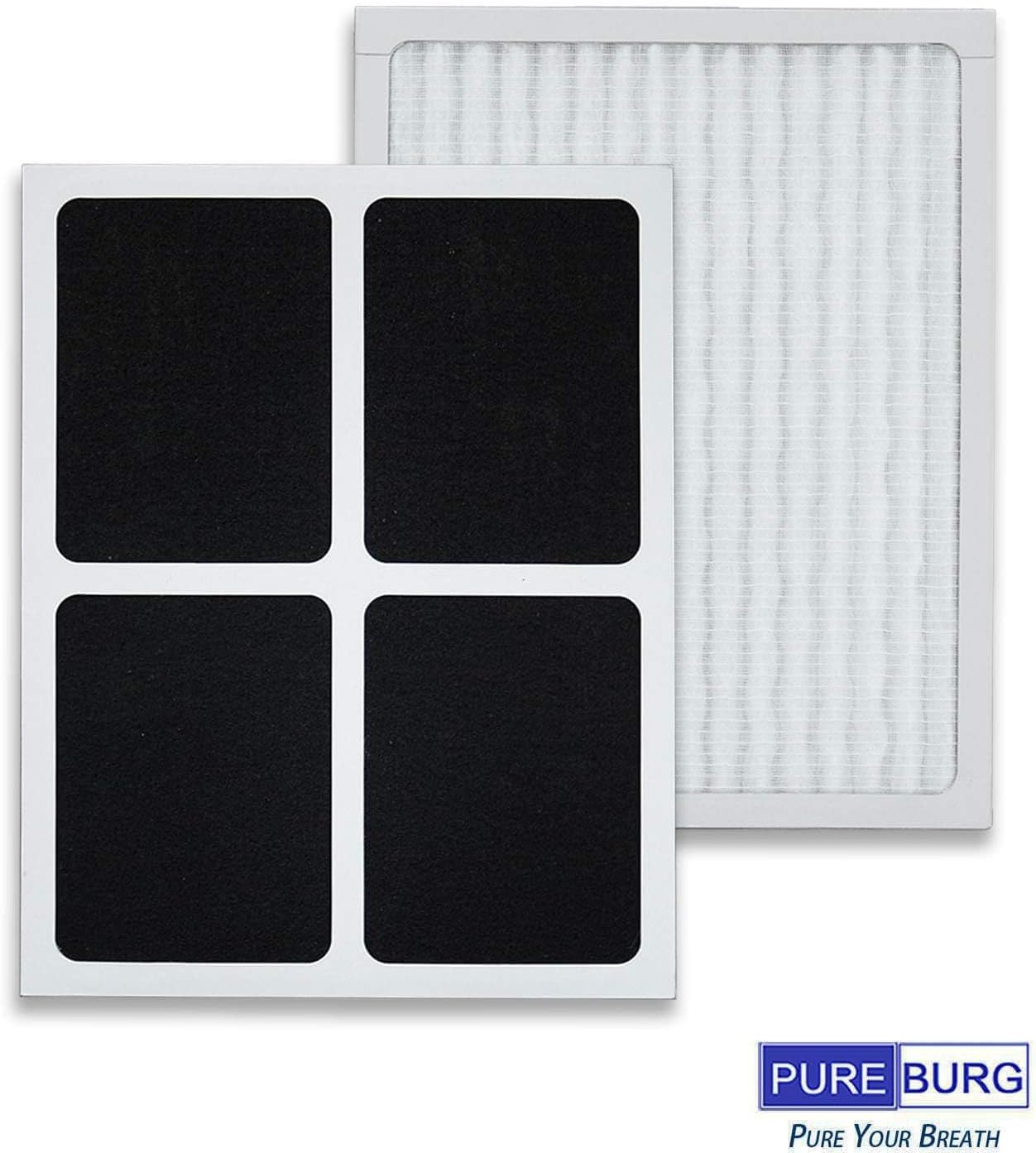 PUREBURG Replacement H13 HEPA Filter Compatible with Hunter HEPAtech 30920 fits 30050 30054 30055 30065 30070 30071 30075 30080 30177 30832 30882 30883 37055 37065 Air Purifiers,1-Pack - Image 2