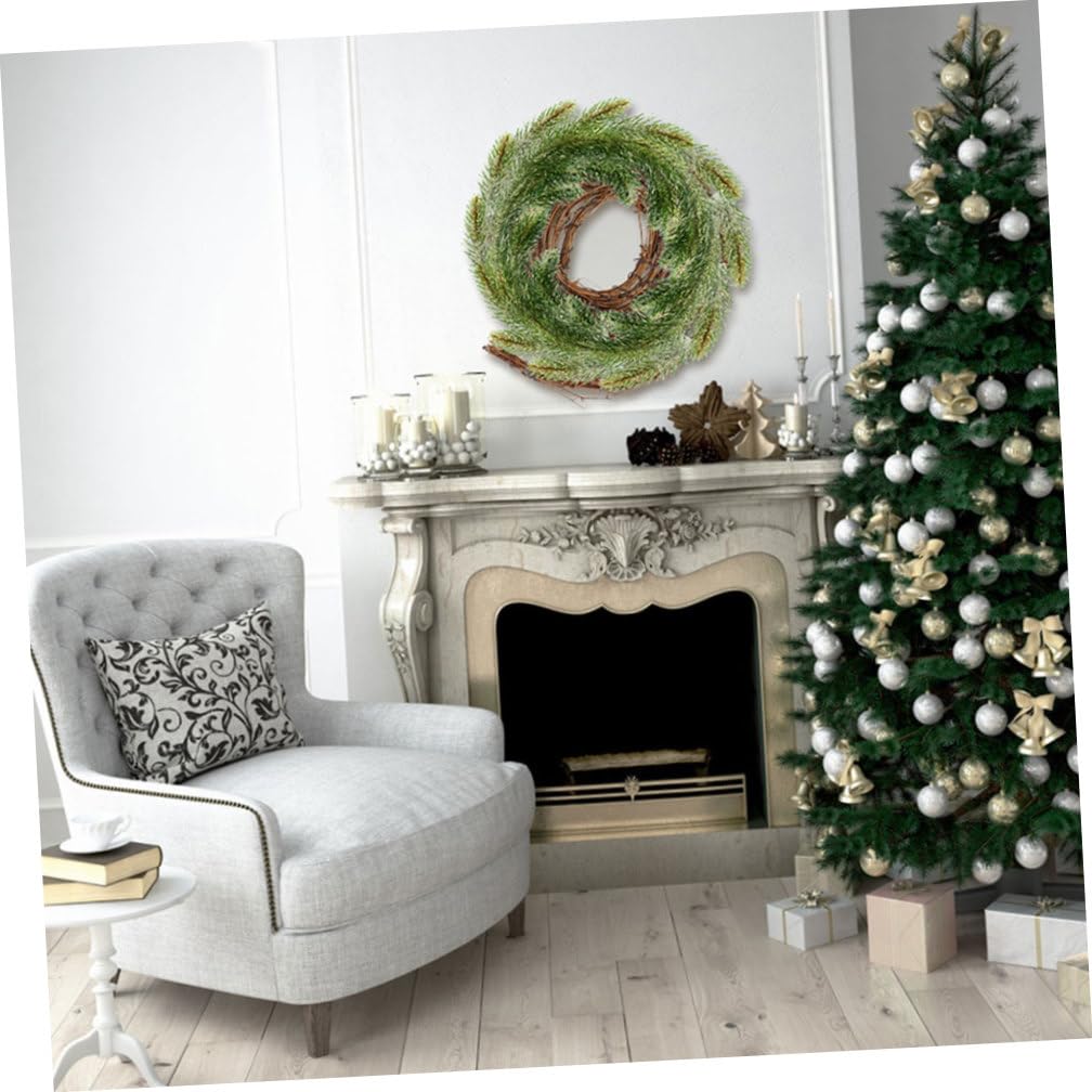 Garneck 5stücke Natürliche Rattankränze Handgeflochtenes Weinreben-Gestell Als Kranzbasis Für DIY-basteln Hochzeits Weihnachtsdeko Vielseitig Für Tür Fenster Wand Geeignet