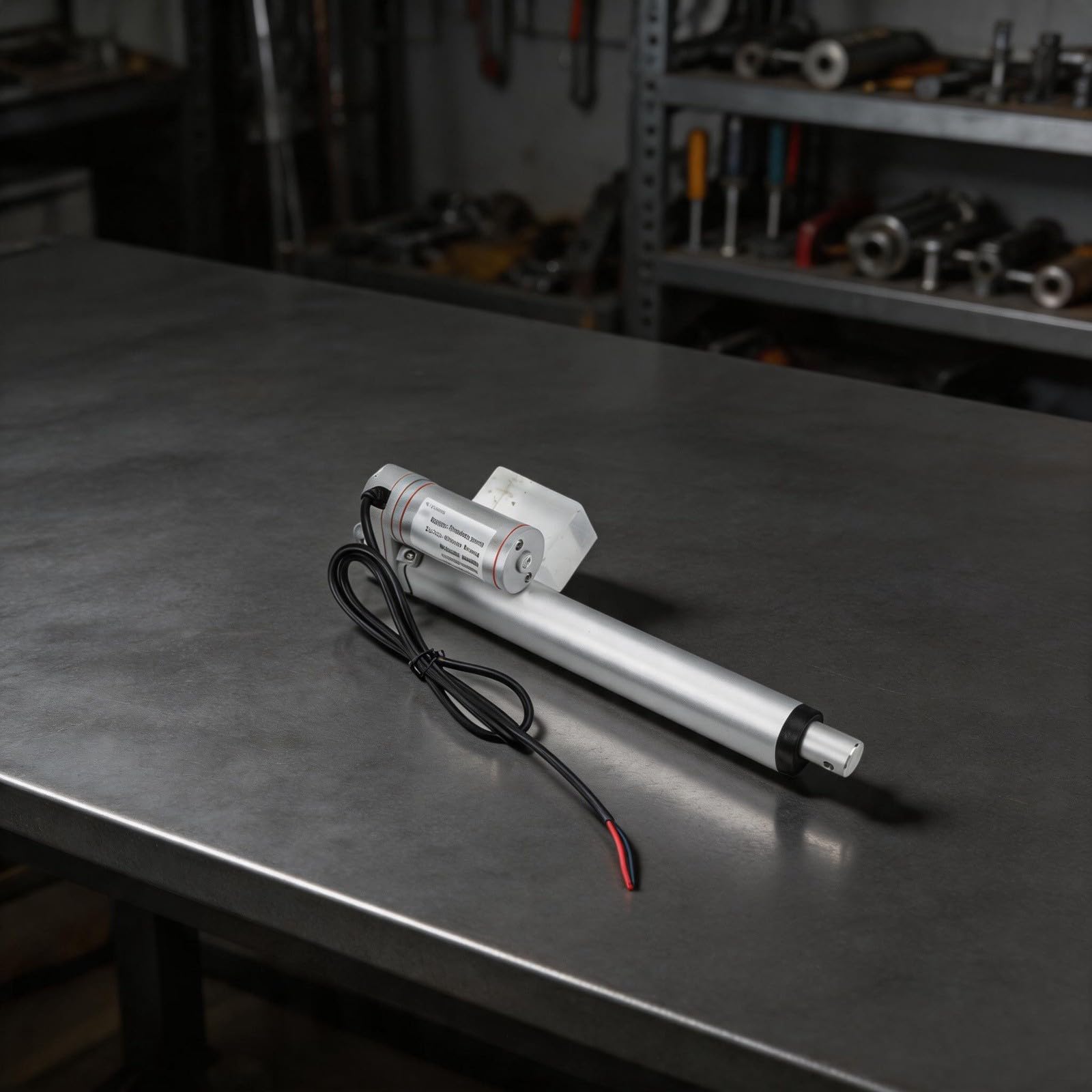 Actuador Lineal Aleación Aluminio 12V 200mm Silencioso