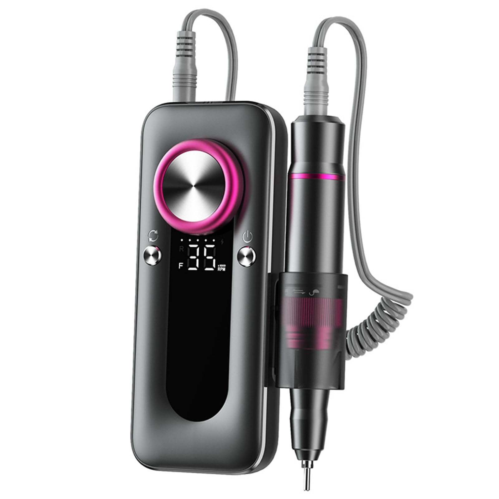 Taladro de uñas profesional, lima de uñas eléctrica, máquina de manicura, kit deas eléctrica, máquina de manicura, kit de manicura y pedicura eléctrico portátil para salón/hogar para mujeres