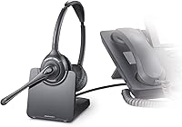 Vista 2 de Plantronics PL-CS520 Binaural Wireless Headset System, Negro/Plata