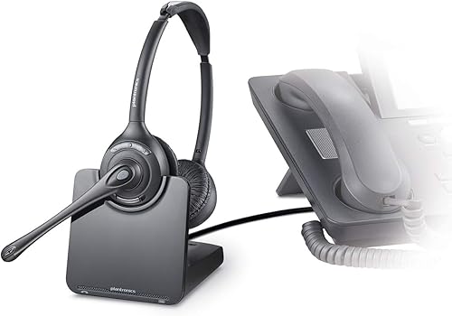 Miniatura 2 de Plantronics PL-CS520 Binaural Wireless Headset System, Negro/Plata