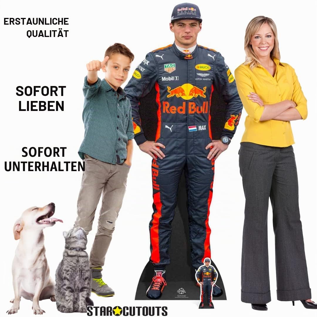 Star Cutouts Ltd CS667 Max Verstappen, Karton, Mehrfarbig, 177 x 74 x 177 cm