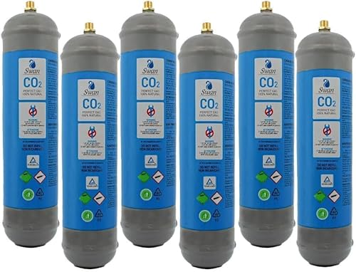 Bouteille CO2 600 g alimentaire E290 pour gazeur - CO2 pour eau pétillante - Bouteilles CO2 jetables M11x1 pour maison et bureau - Certificats TUV (6)