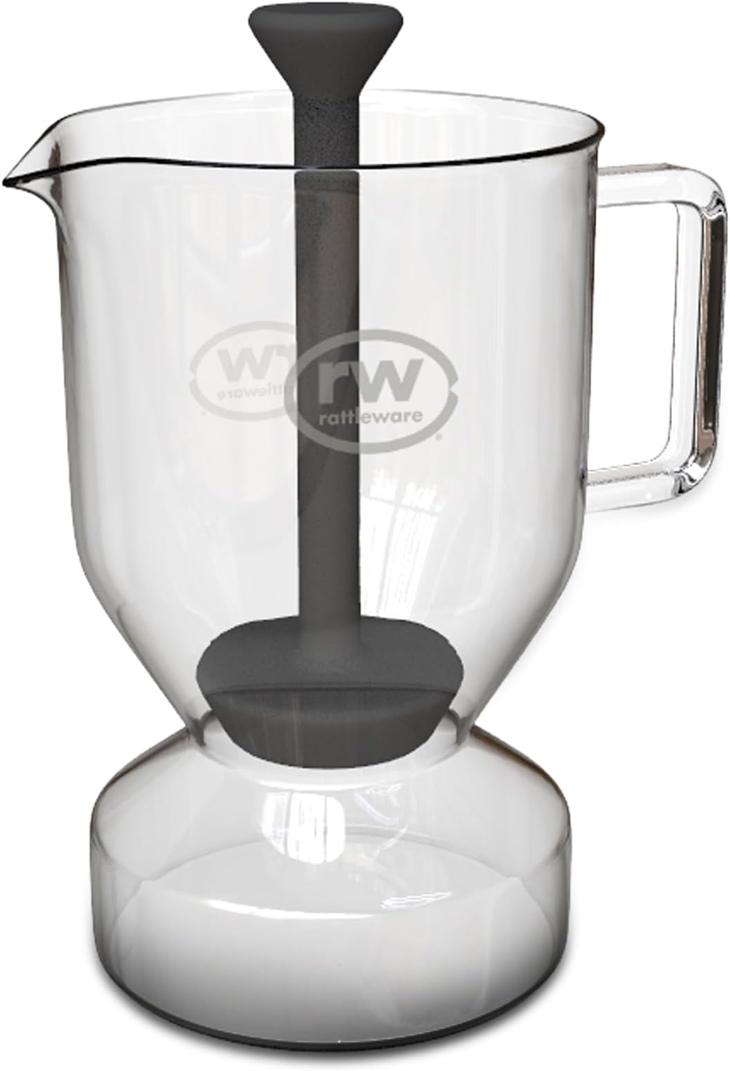 Rattleware Glass Cupping Brewer Coffee Maker (5.9”), Heat-Resistant Coffee Tasting Brewer, Perfect for Cupping, Pour Over, Drip Coffee, Specialty Coffee, Baristas & Home Brewing, Durable & Easy to Use