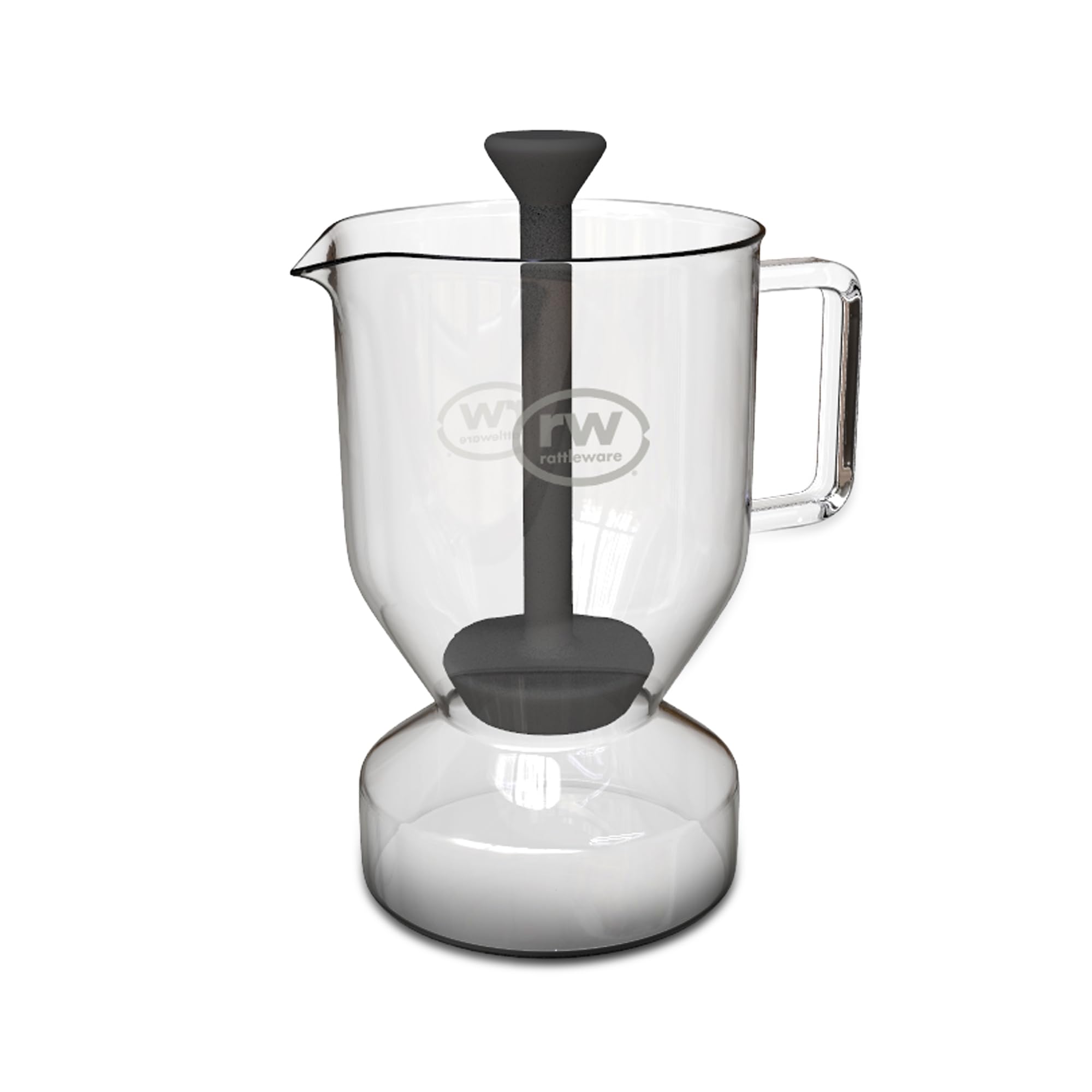 Rattleware Glass Cupping Brewer Coffee Maker (5.9”), Heat-Resistant Coffee Tasting Brewer, Perfect for Cupping, Pour Over, Drip Coffee, Specialty Coffee, Baristas & Home Brewing, Durable & Easy to Use