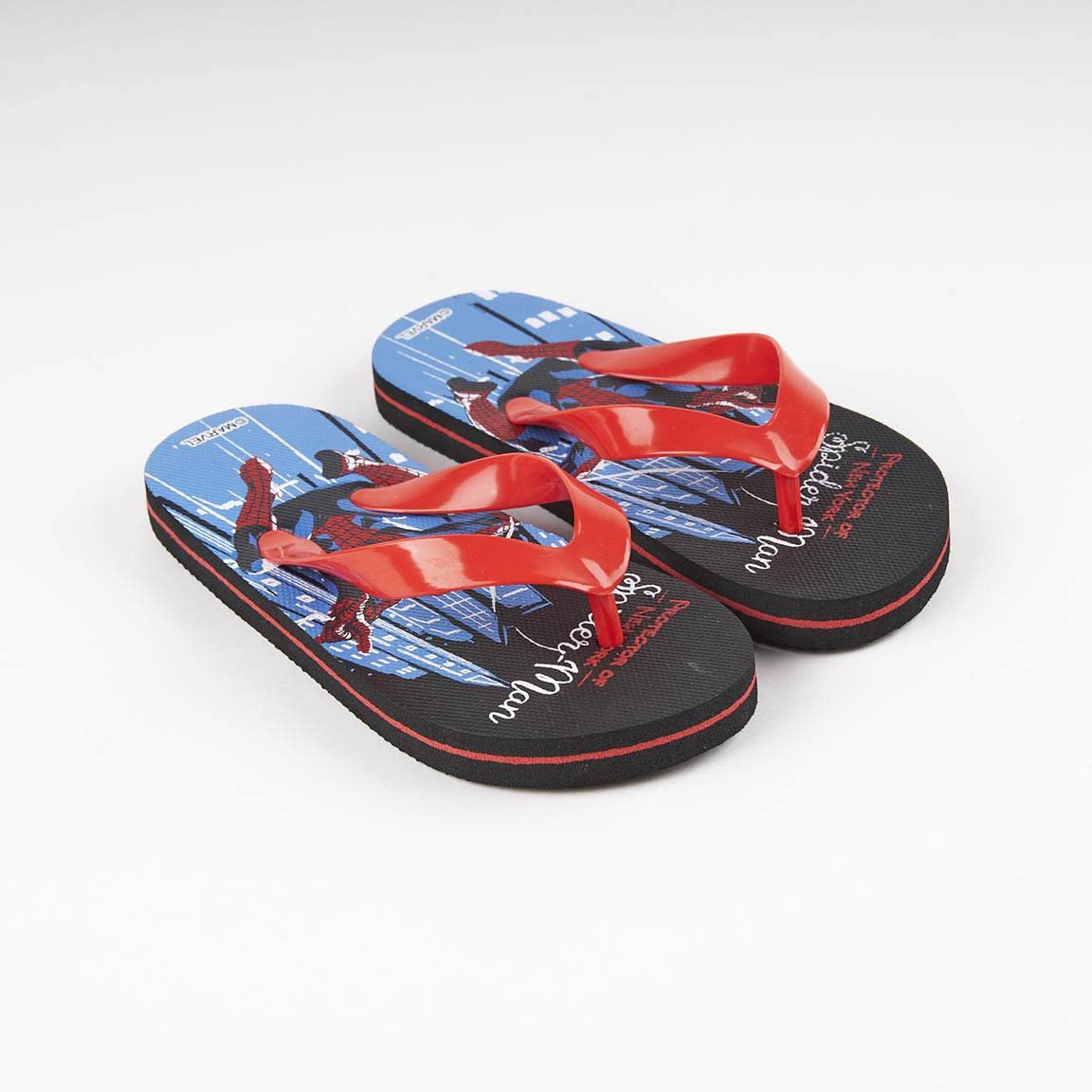 CERDÁ LIFE'S LITTLE MOMENTS, Klapki Spiderman, Niebieski, Czerwony i Czarny, 32 EU, Czerwony i czarny niebieski