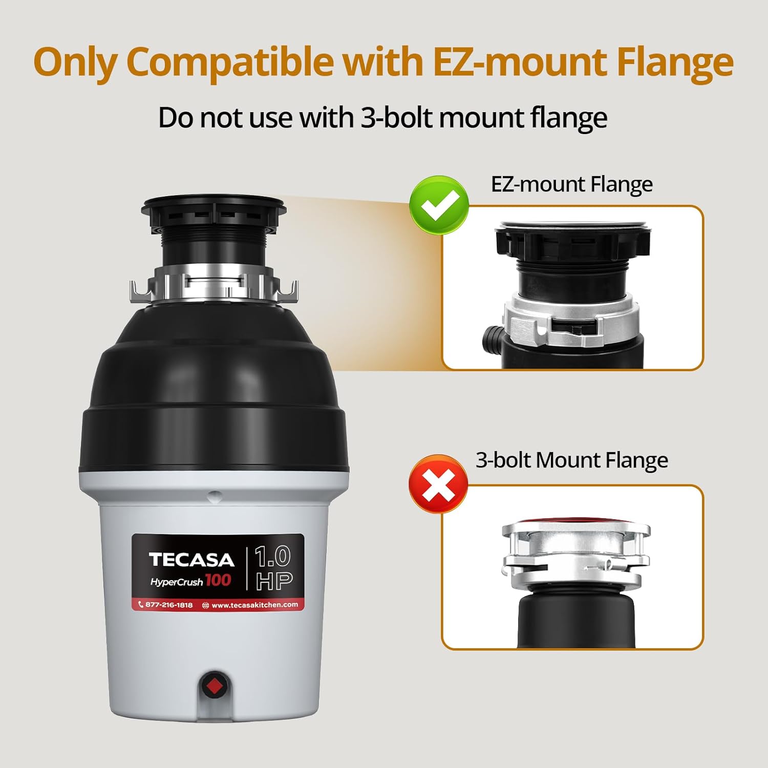 33x22 Drop-in/Undermount Kitchen Sink & 1 HP Garbage Disposal