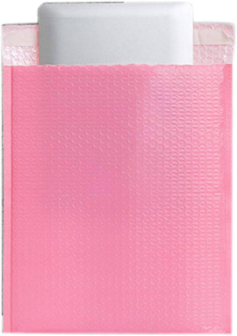 25 Pack Small Poly Bubble Lined Mailers Padded 5x7 Inches Pink Shipping Envelopes Self Seal Mailer Waterproof, Shockproof and Dustproof(Pink 5x7 Inches-25pcs) - Image 8