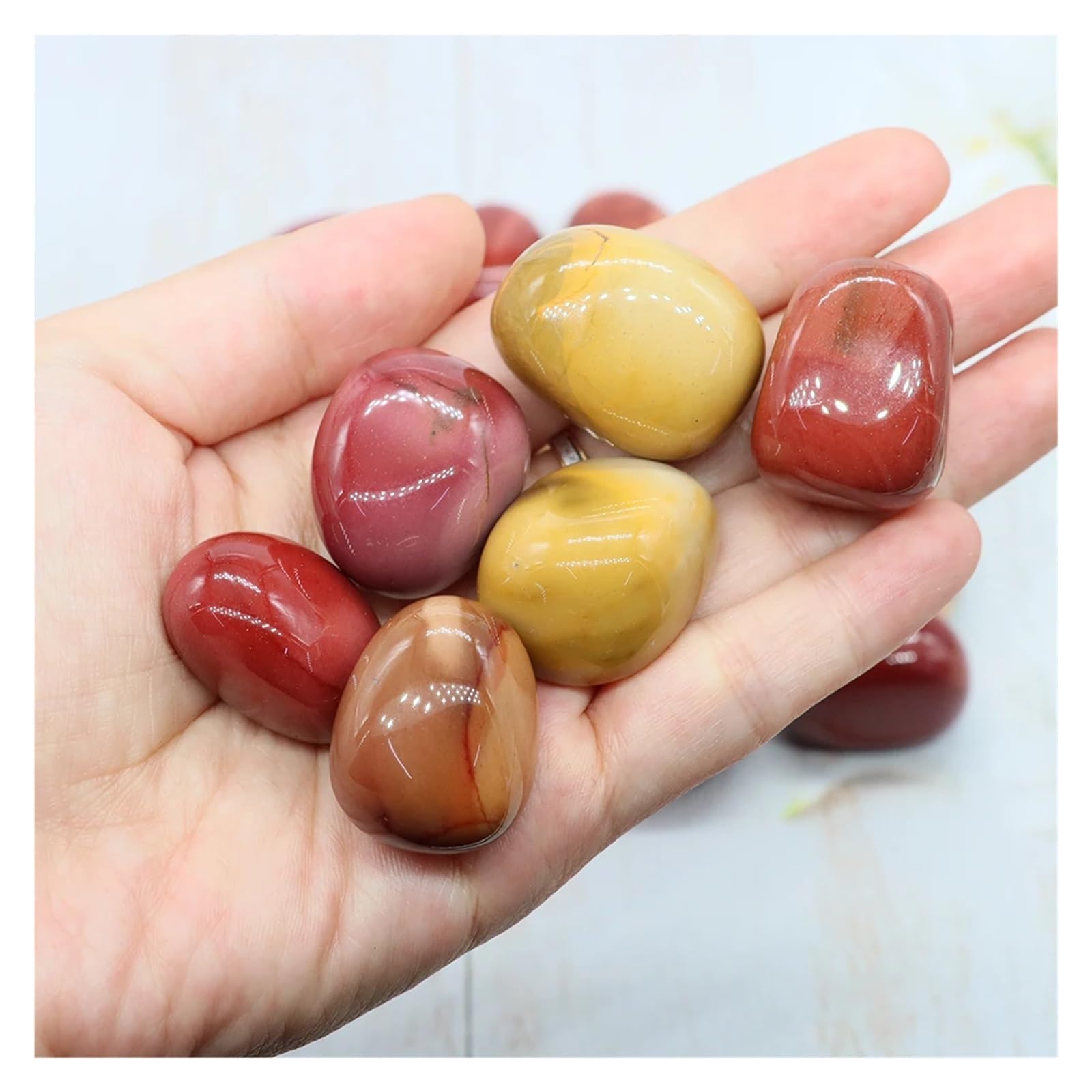 Ghiaia per Acquari Ghiaia for acquari, Pietre levigate, Ghiaia Sfusa, minerali, Cristalli, Campioni Reiki, preziose, Decorazioni for e Domestici(500g)