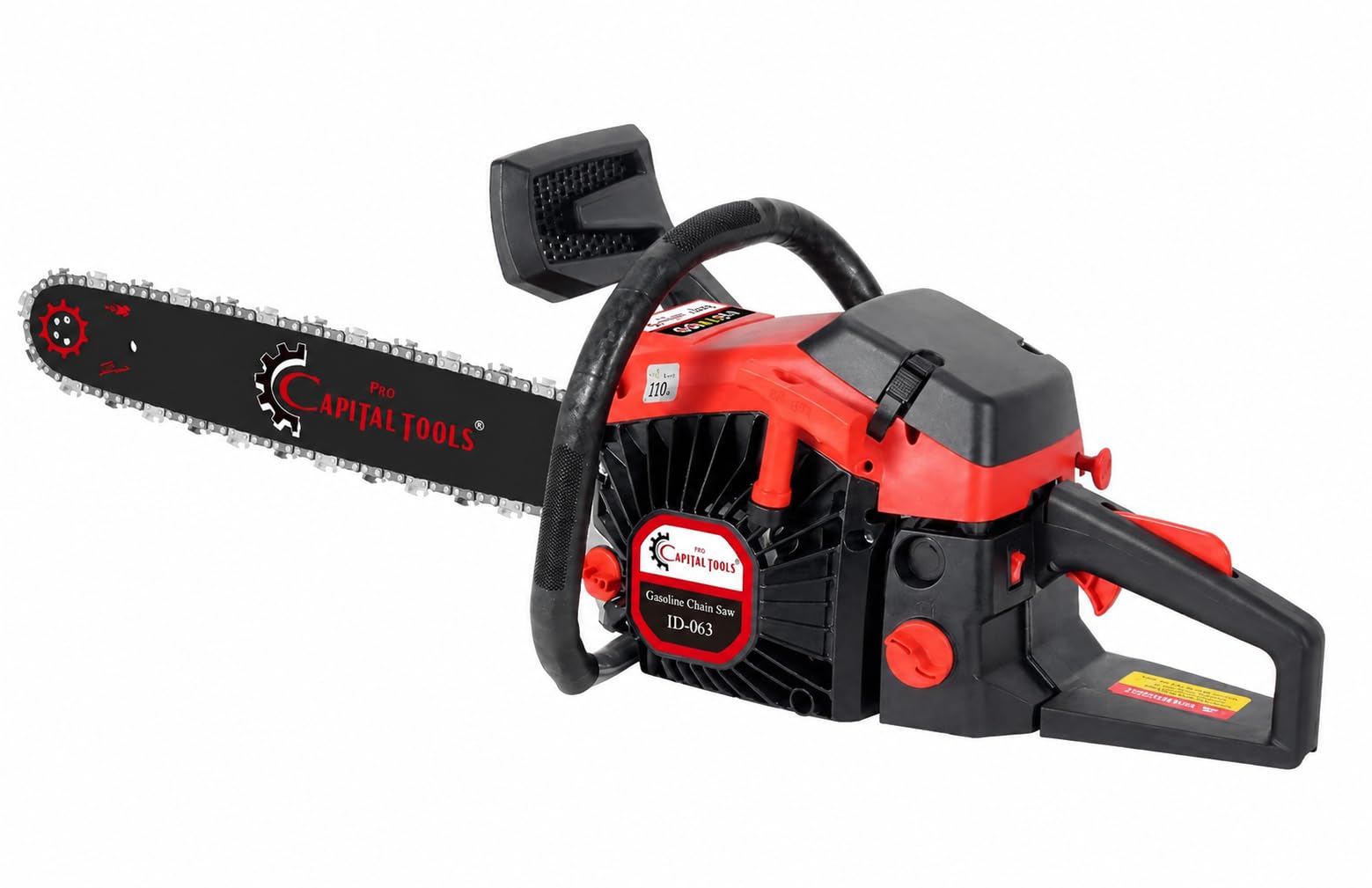 ProCapital Tools Id063, 63CC Powerful 2 Stroke Petrol Chainsaw, 22Inch Chainbar and Chain, for Wood Cutting, Gardening, Farm Use,Low Fuel Efficient-image-39