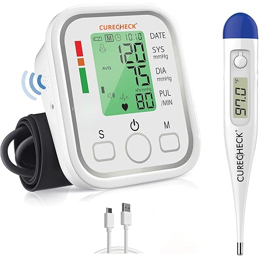 CURECHECK BP Monitor Automatic Blood Pressure Machine