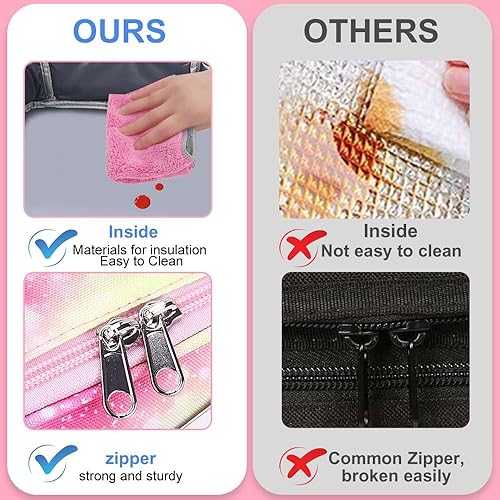 Miniatura 181 de RHCPFOVR Kids Lunch Bag - Insulated Lunch Box for Boys Girls,Washable Lunch Bag and Reusable Toddler Leak-proof Lunchbox for School and Daycare