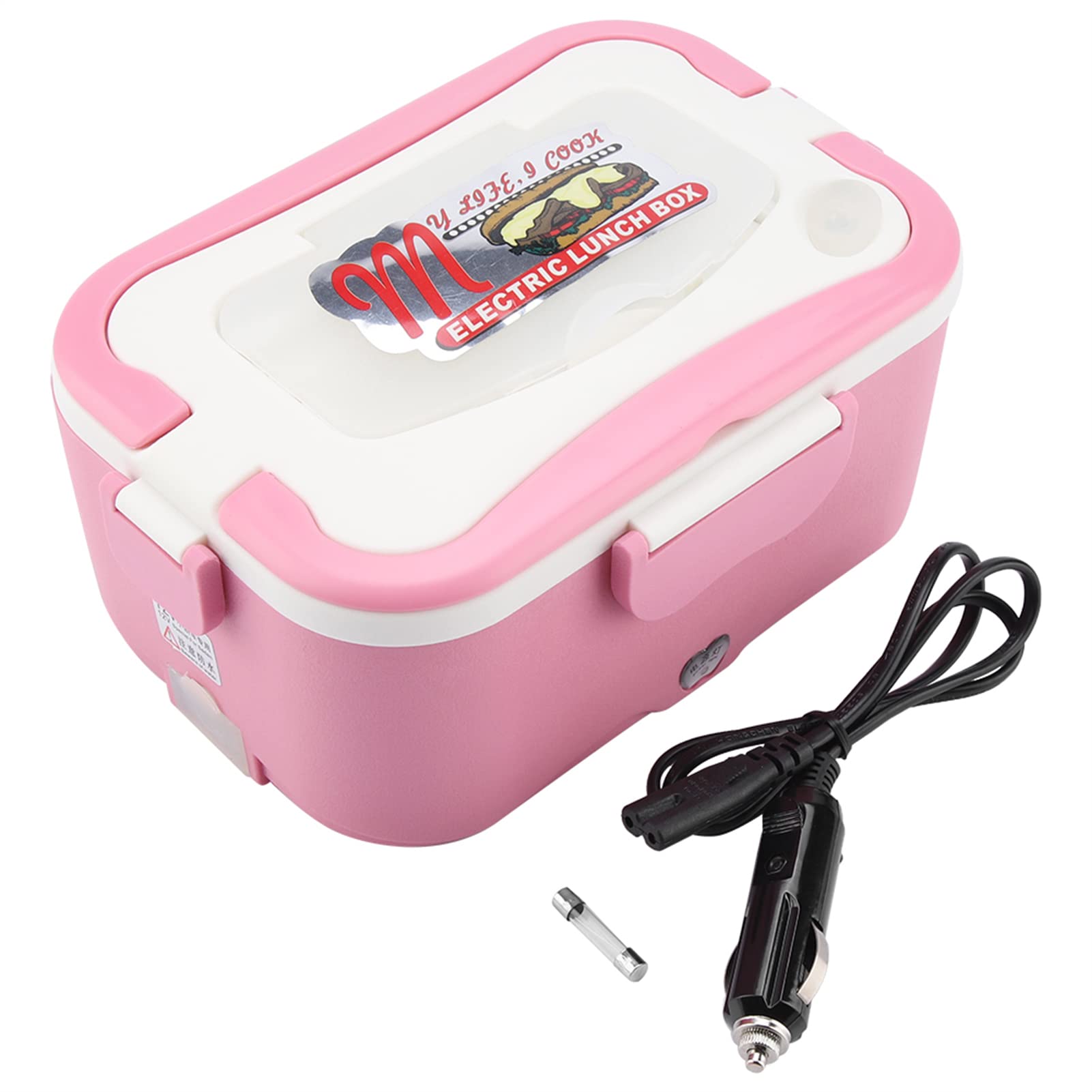 do elektrycznego podgrzewacza samochodowego pudełka na lunch, 1,5 l, przenośny przenośny do żywności, w podróży, zasilanie 12 V / 24 V DC, (24 V)
