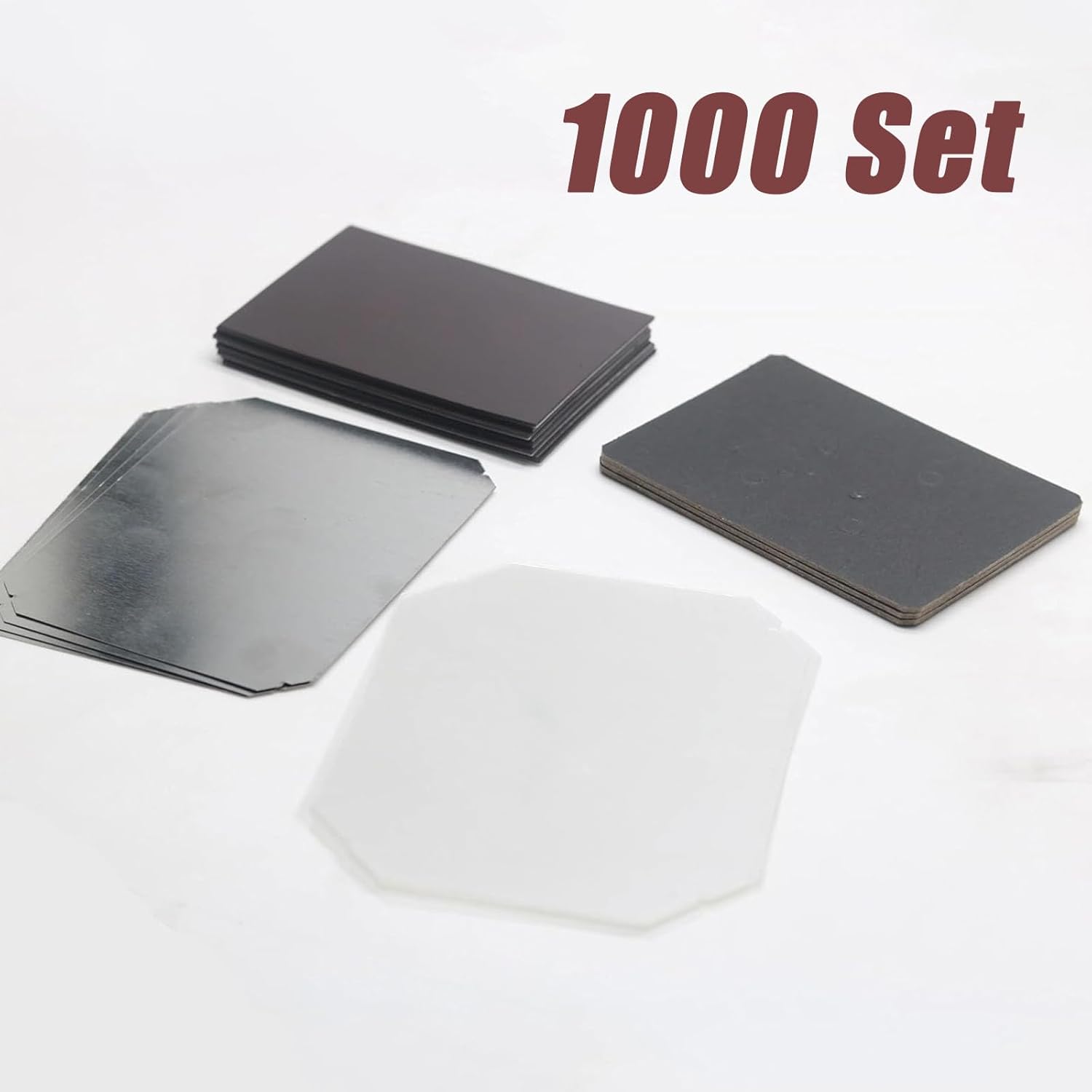 Fridge Magnet Maker Machine DIY Magnet Button Maker Craft Machine 80x53mm | 90x65mm Metal Rectangle Pin Maker Machine Kit for Refrigerator Magnet with Paper Cutter + 100 Sets Consumables