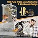 SR SUN RISE Shower Faucet Set Bathroom Square Rain Shower Head with Handheld Spray Wall Mounted Rainfall Shower Fixtures Brushed Nickel Shower Faucet Trim Repair Kits (Contain Shower Valve)10 Inches