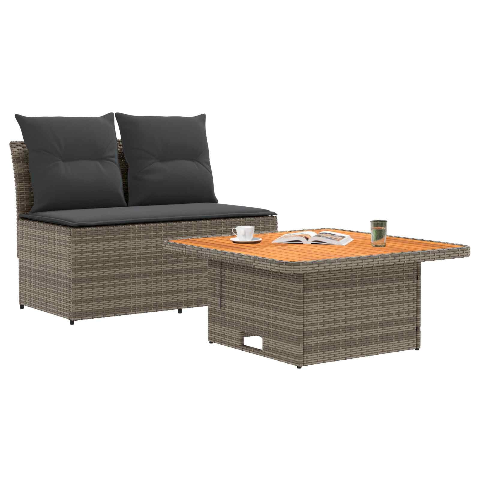 Canapé moderne pour l'extérieur idéal pour le patio et les soirées
