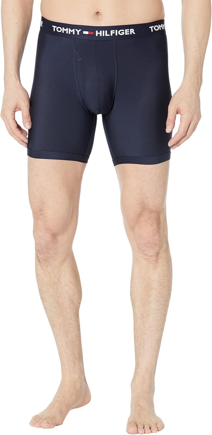 Tommy Hilfiger Everyday Micro Boxer Brief 3-Pack for Men - Elasticized Waistband, and Regular Fit