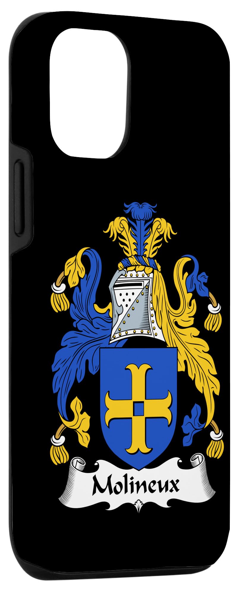 iPhone 12/12 Pro Molineux Coat of Arms - Family Crest Case - Image 3