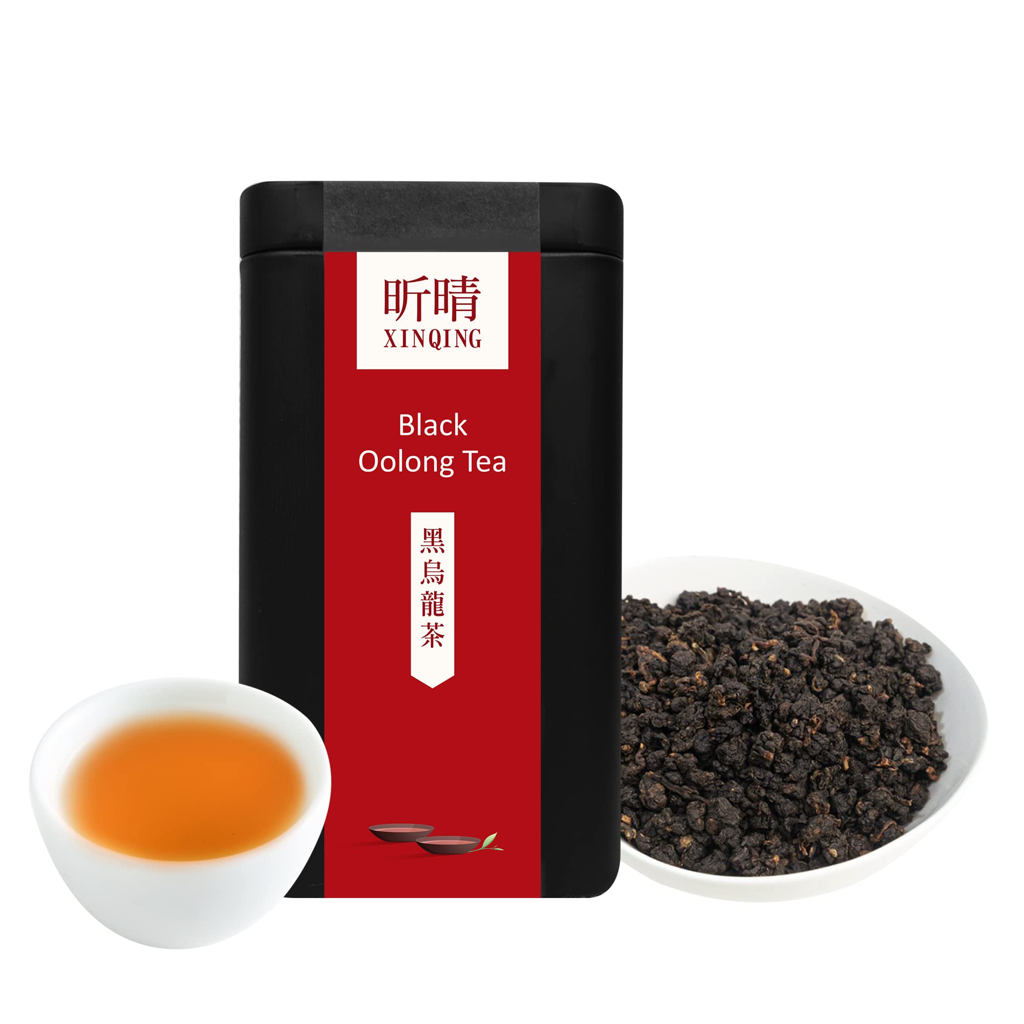 Xin Qing Black Oolong Tea Taiwan Red Oolong Tea Taiwan High Mountain Oolong Tea Loose Oolong Tea 150g/5.3oz