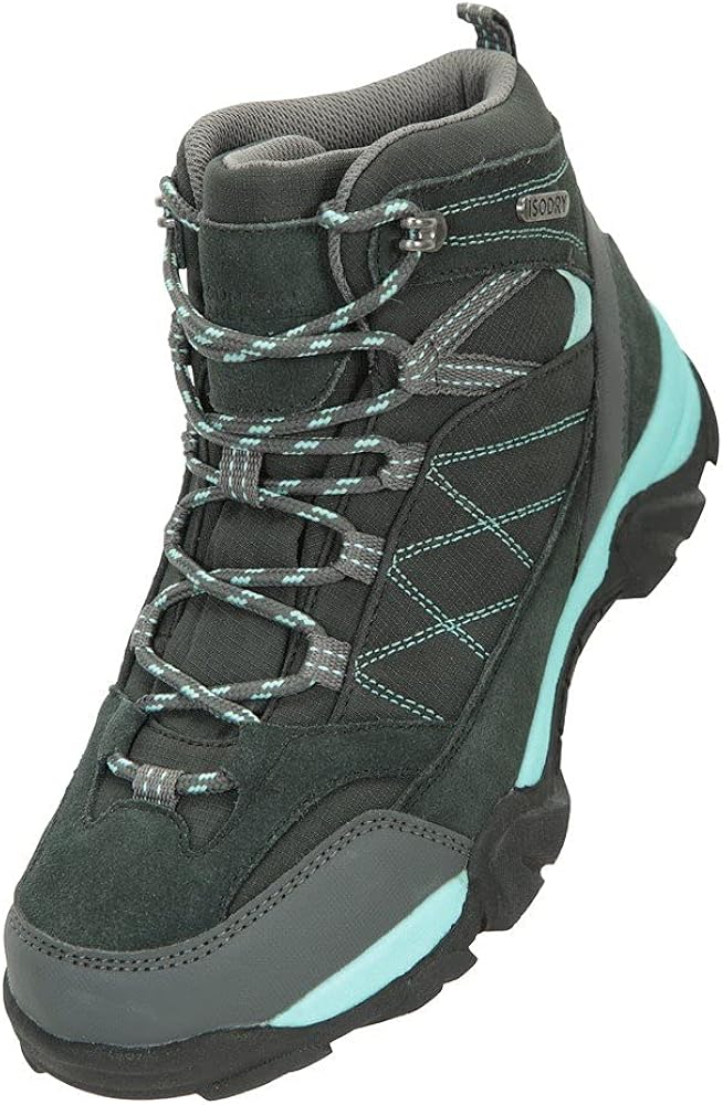  | Mountain Warehouse Rapid Kids Waterproof Boots - for Girls & Boys Teal Kids Shoe Size | Boots